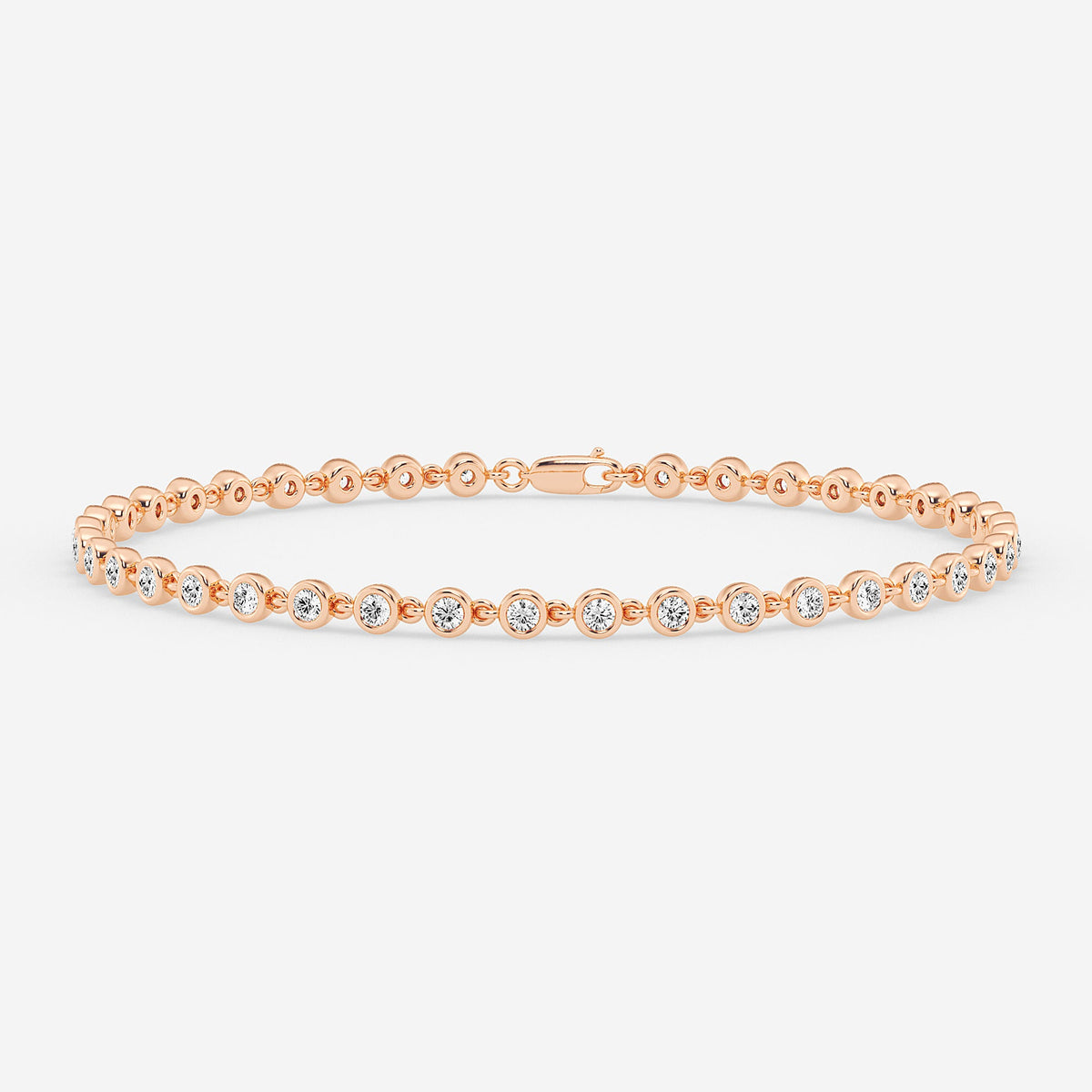 Full Bezel 2.6mm to 3.1mm Link Tennis Bracelet