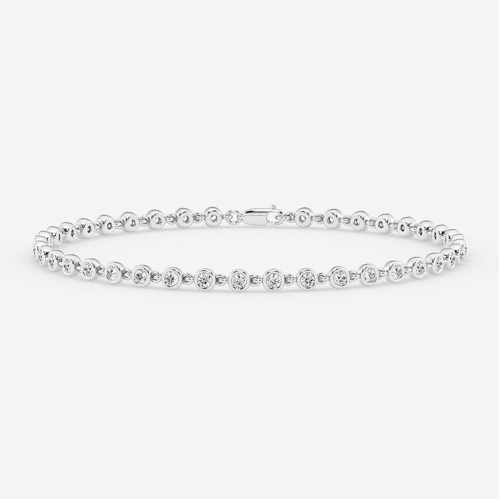 Full Bezel 2.6mm to 3.1mm Link Tennis Bracelet