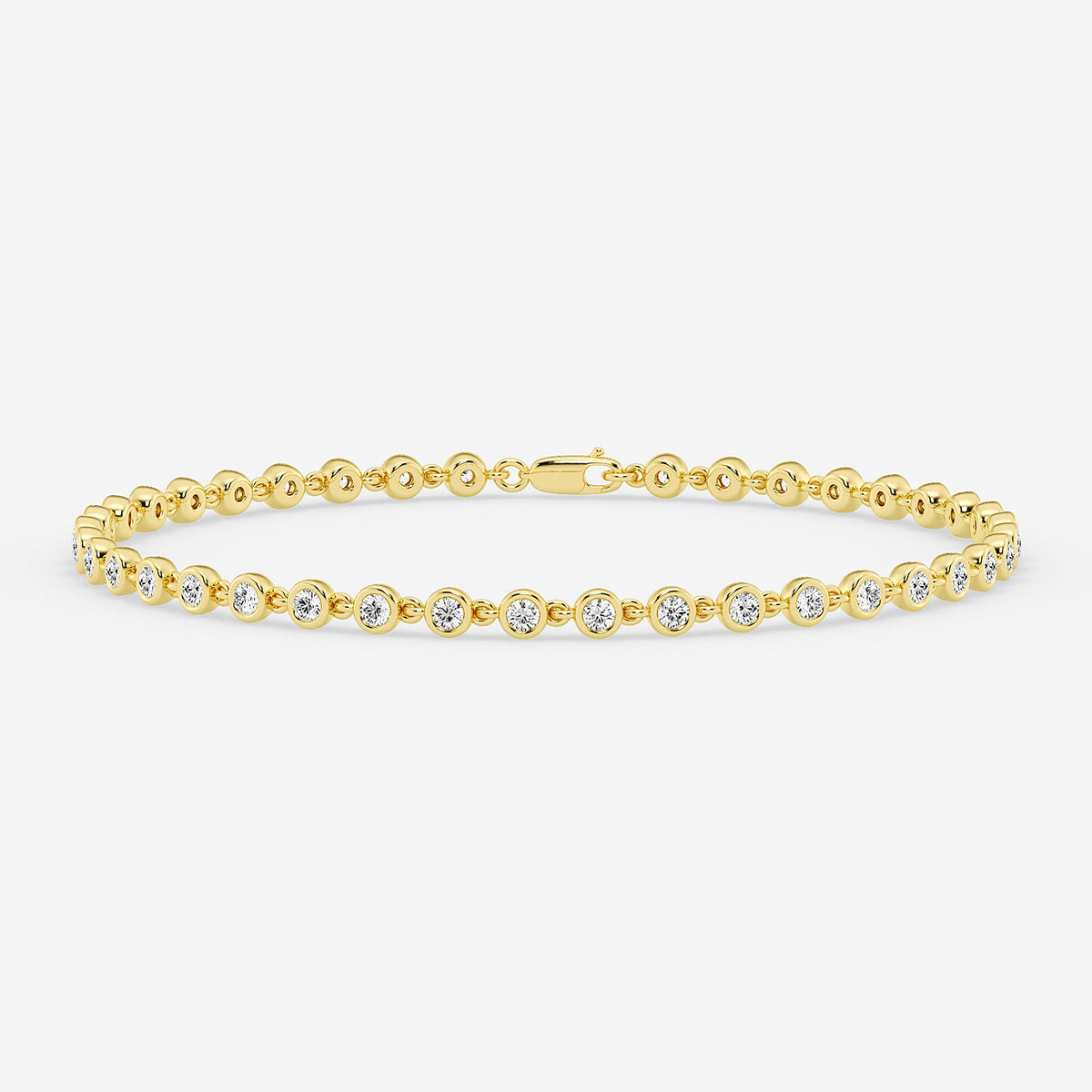 Full Bezel 2.6mm to 3.1mm Link Tennis Bracelet