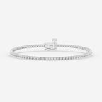 4-Prong Basket Tennis Bracelet