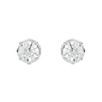 4-Prong Basket Stud Earrings w/ Screwbacks