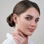 4-Prong Basket Stud Earrings w/ Screwbacks