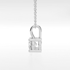 4-Prong Basket Solitaire Pendant