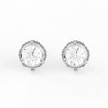 3-Prong Martini Stud Earrings w/ Screwbacks