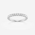 Micro-Pave Stackable Ring Wedding Band