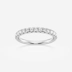 Micro-Pave Stackable Ring Wedding Band