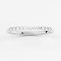 Micro-Pave Stackable Ring Wedding Band