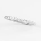 Micro-Pave Stackable Ring Wedding Band