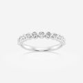 Full Bezel Stackable Ring Wedding Band