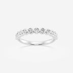 Full Bezel Stackable Ring Wedding Band