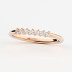 2-Prong Stackable Ring Wedding Band