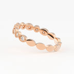 Petite Pave Lab Grown Diamond Stackable Wedding Band