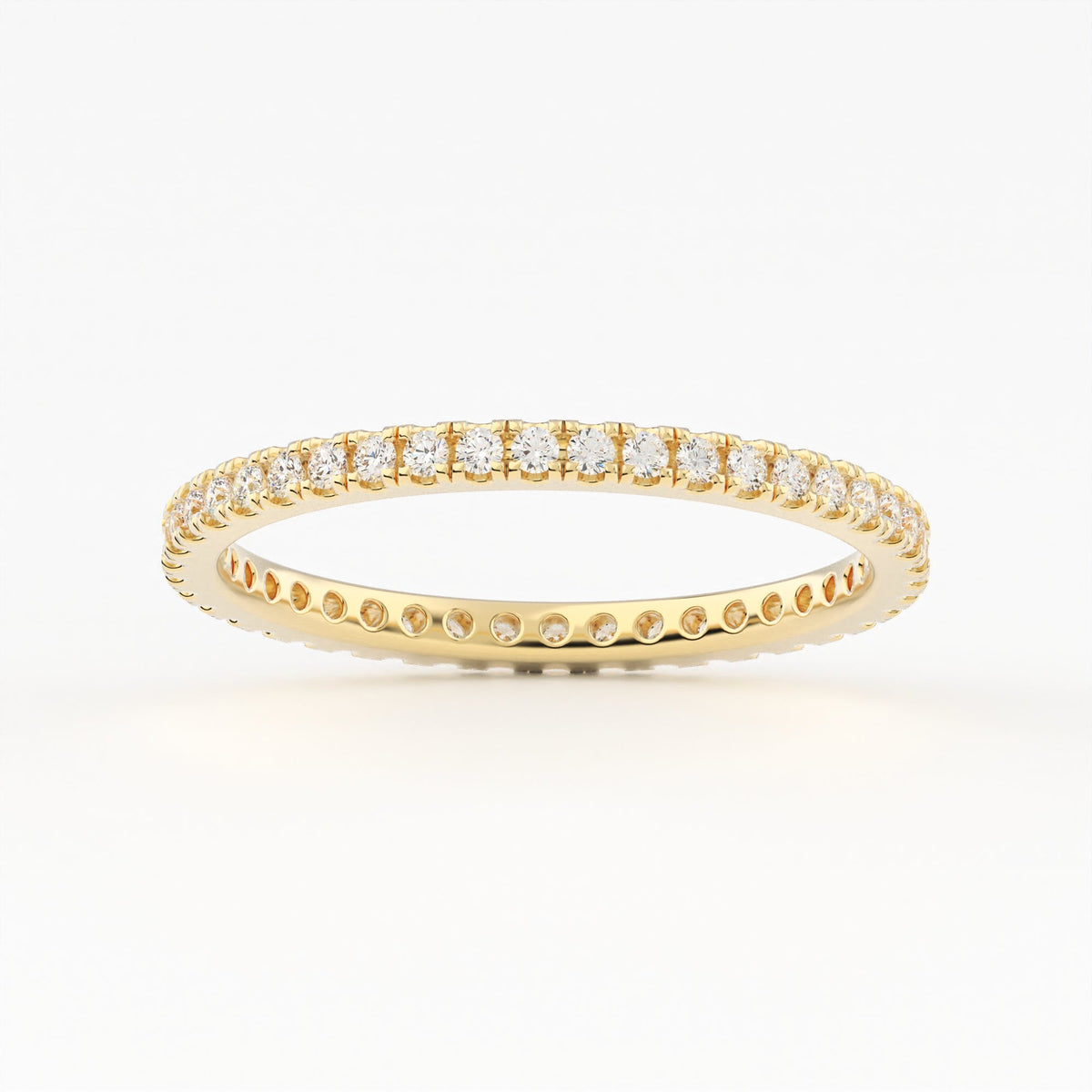 Classic Full Eternity wedding Lan Gorwn Diamond Band