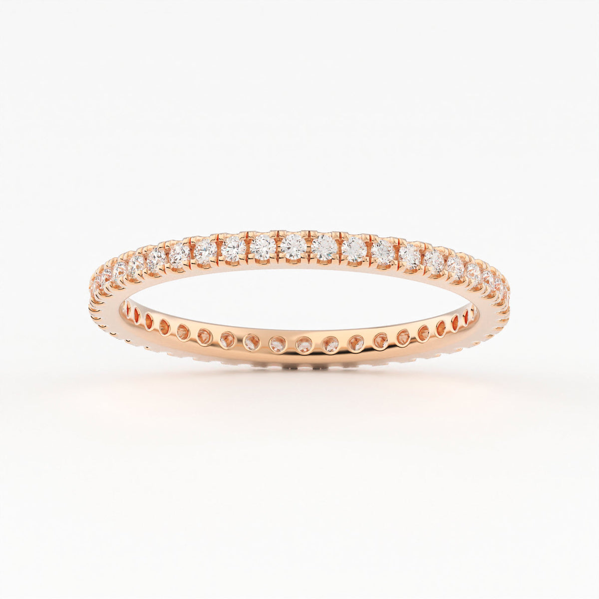 Classic Full Eternity wedding Lan Gorwn Diamond Band