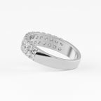 Double Row Anniversary Lab Grown Diamond Ring