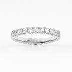Bead Stacking Lab Grown Diamond Ring