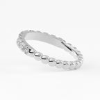 Bead Stacking Lab Grown Diamond Ring
