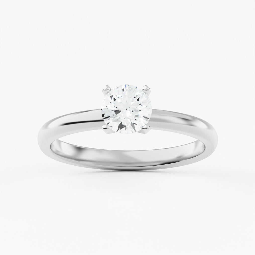 2mm Comfort Fit Solitaire Engagement Ring