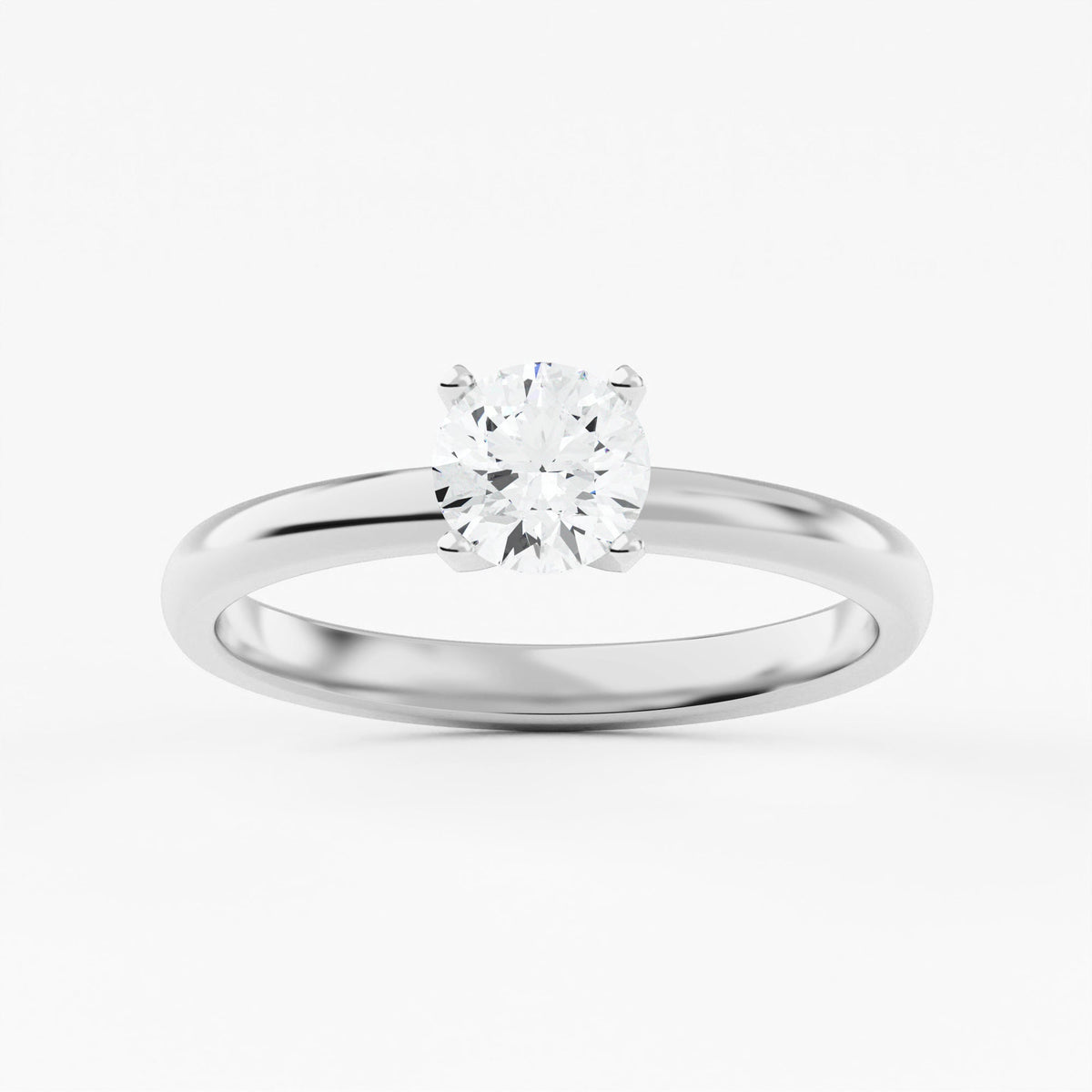 2mm Comfort Fit Solitaire Engagement Ring