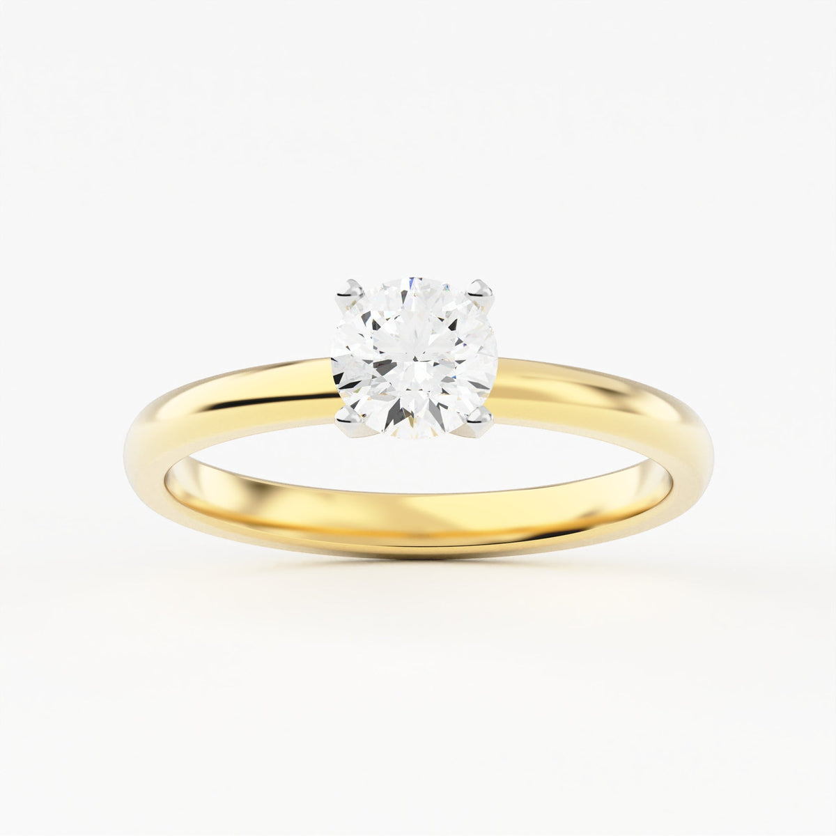 2mm Comfort Fit Solitaire Engagement Ring