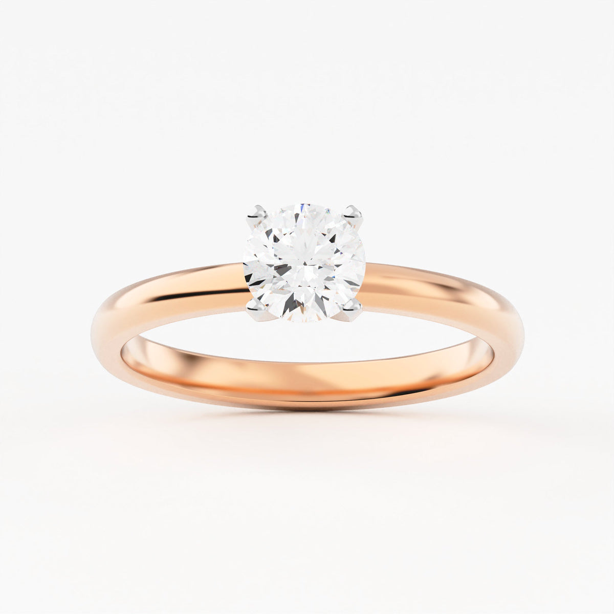 2mm Comfort Fit Solitaire Engagement Ring