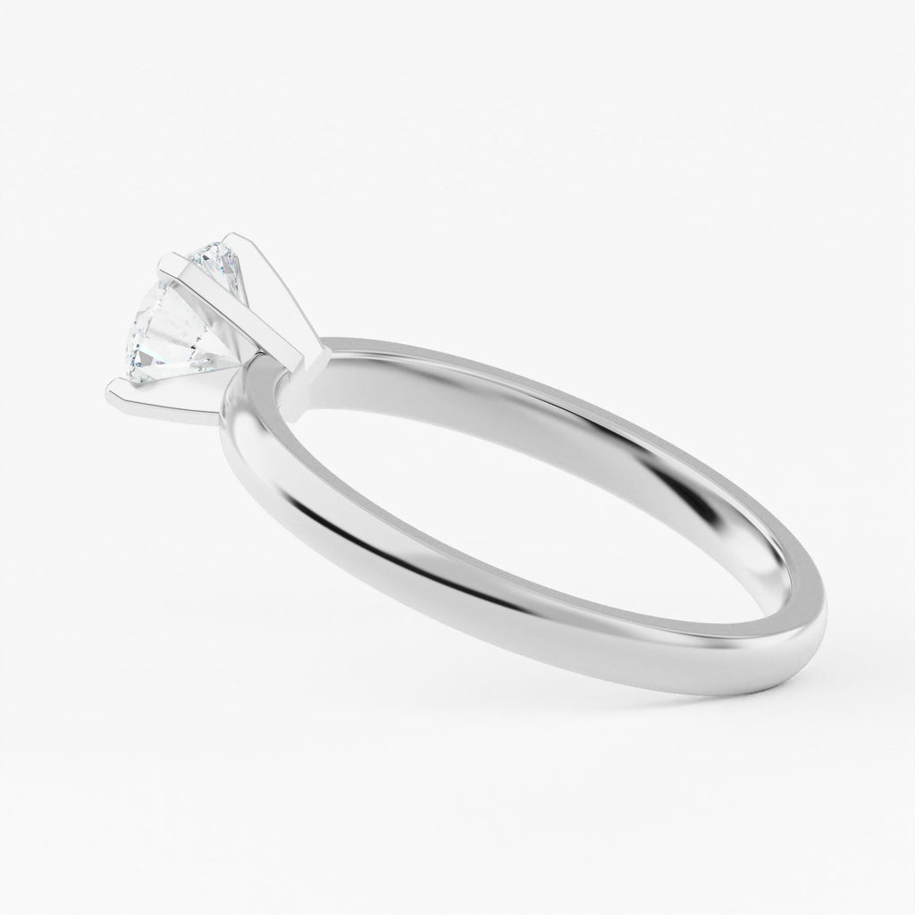 2mm Comfort Fit Solitaire Engagement Ring