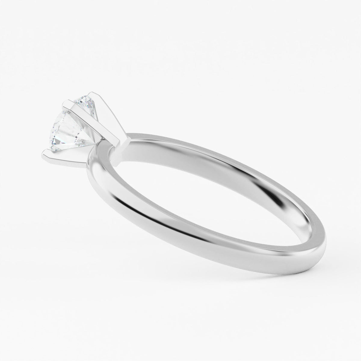 2mm Comfort Fit Solitaire Engagement Ring