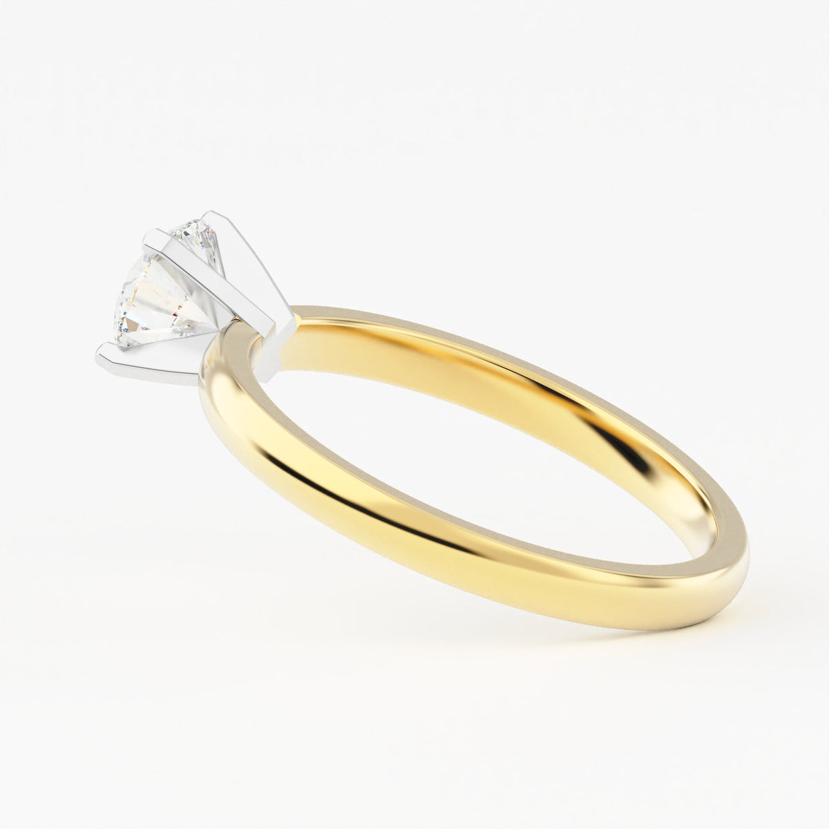 2mm Comfort Fit Solitaire Engagement Ring