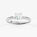 2.0mm Knife Edge Solitaire Engagement Ring
