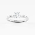 2.0mm Petite  Solitaire Engagement Ring