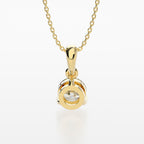 3-Prong Martini Solitaire Pendant
